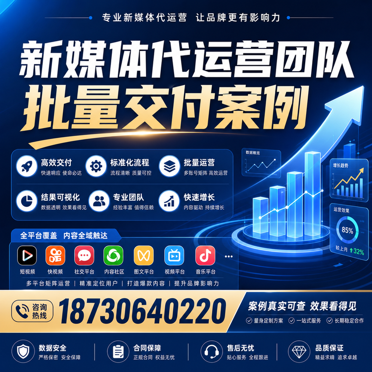 巴音郭楞代运营公司多客户账号批量高效交付案例